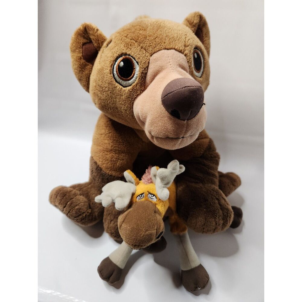 Brother Bear Talking Plush Set Battery Operated Tested Working